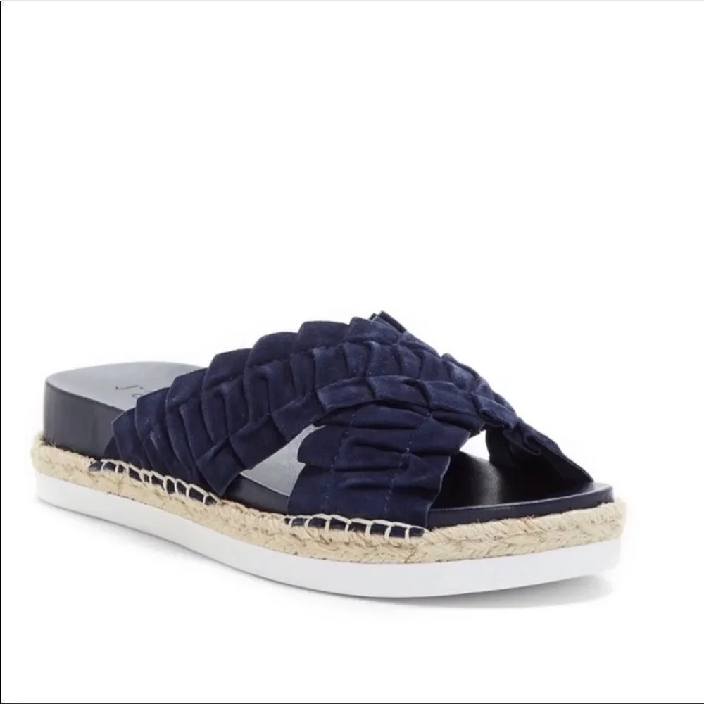 1. State Salyn Ruffle Espadrille Slide Sandal